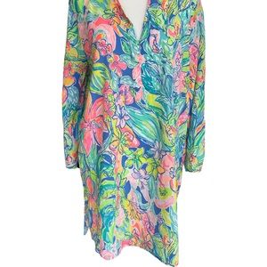 Lilly Pulitzer Beach Cover-Up Size M never worn but washed